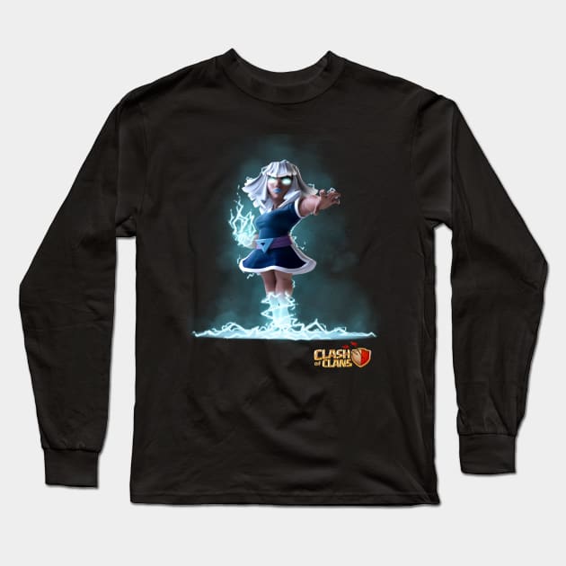Electro Titan - Clash of Clans Long Sleeve T-Shirt by RW Designs